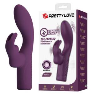 PRETTY LOVE - OLIVIA WIEDERAUFLADBARER HASENVIBRATOR MIT 10 FUNKTIONEN