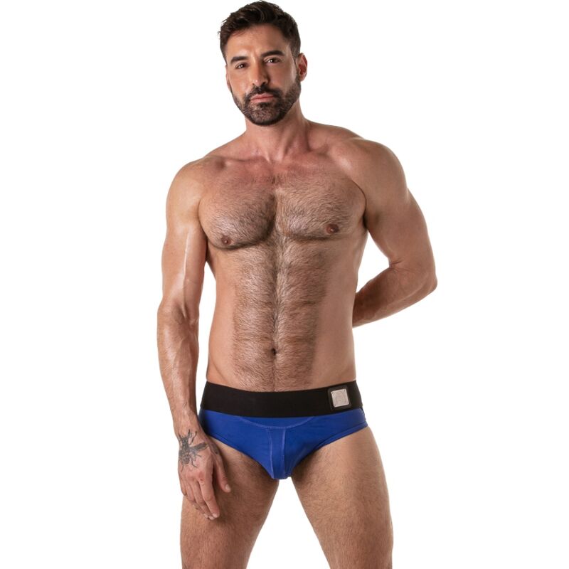LOCKER GEAR - JOCKBRIEF MIT BREITEM BUND, BLAU, XL