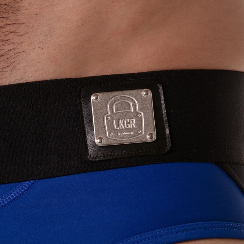 LOCKER GEAR - JOCKBRIEF MIT BREITEM BUND, BLAU, XL