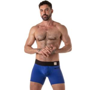 LOCKER GEAR - BREITER BUND-HOSE BLAU L