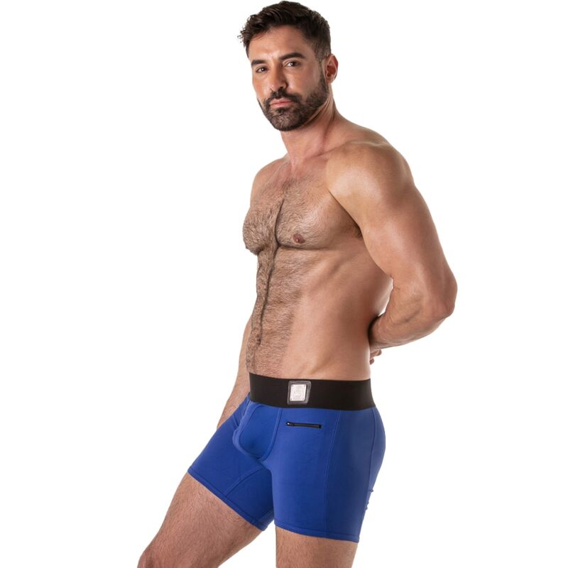 LOCKER GEAR - BREITER BUND-HOSE BLAU L