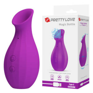 PRETTY LOVE - MAGIC BOTTLE WIEDERAUFLADBARER KLITORIS-SAUGSTIMULATOR LILA