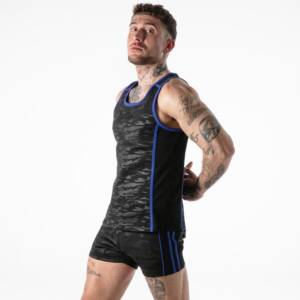 LOCKER GEAR - VOLLSTÄNDIGER MILITÄRZUGRIFF TANKTOP BLAU L