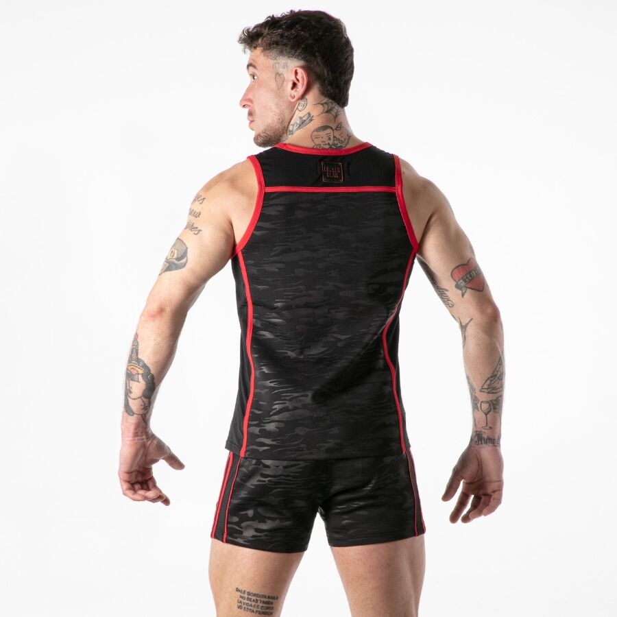 LOCKER GEAR - VOLLSTÄNDIGER MILITÄRZUGRIFF TANKTOP RED M