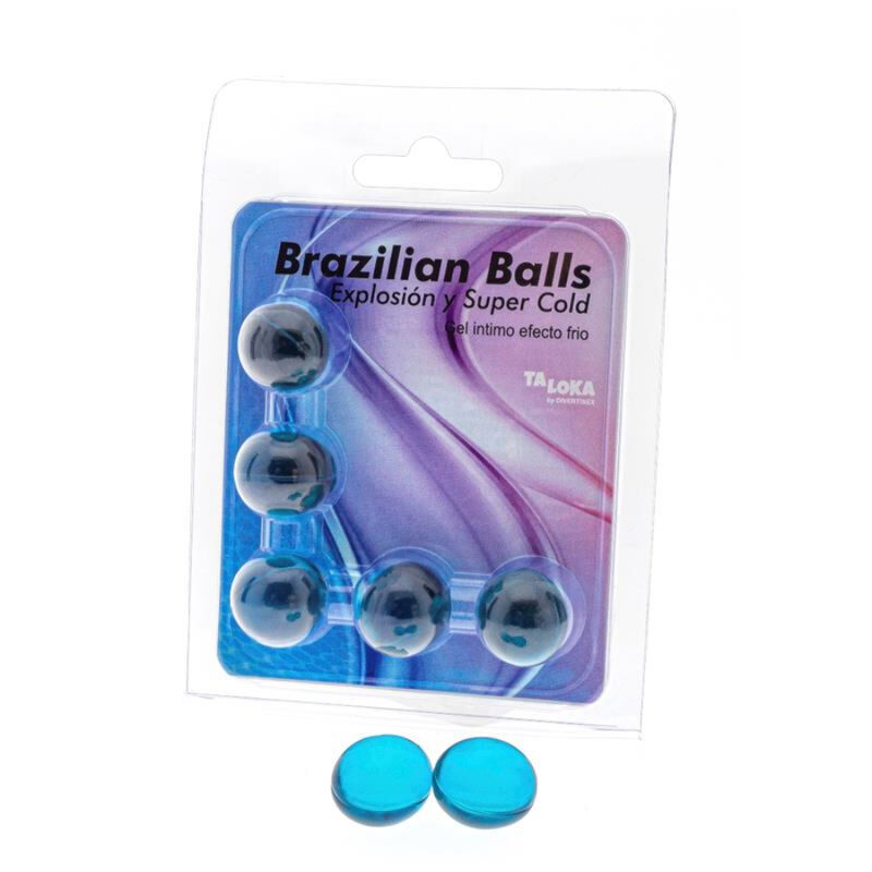 TALOKA - 5 BRASILIANISCHE Bälle, aufregendes Gel mit Kühleffekt