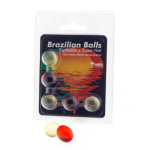 TALOKA - 5 BRASILIANISCHE Bälle, superheißes, aufregendes Gel mit Effekt