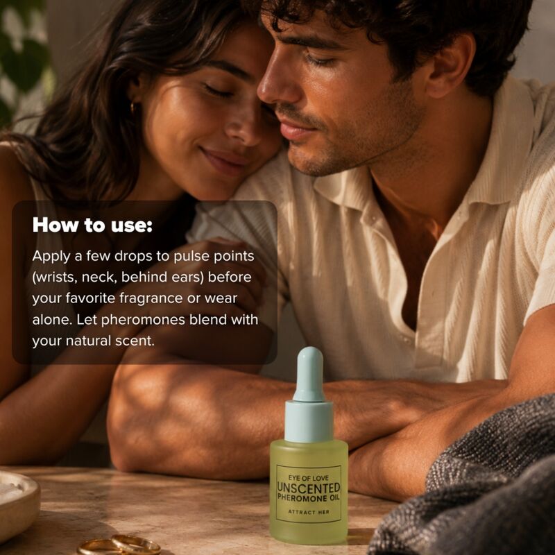 EYE OF LOVE - PHEROMONHALTIGES PARFÜMÖL FÜR MÄNNER, GERUCHSNEUTRAL, 20 ML
