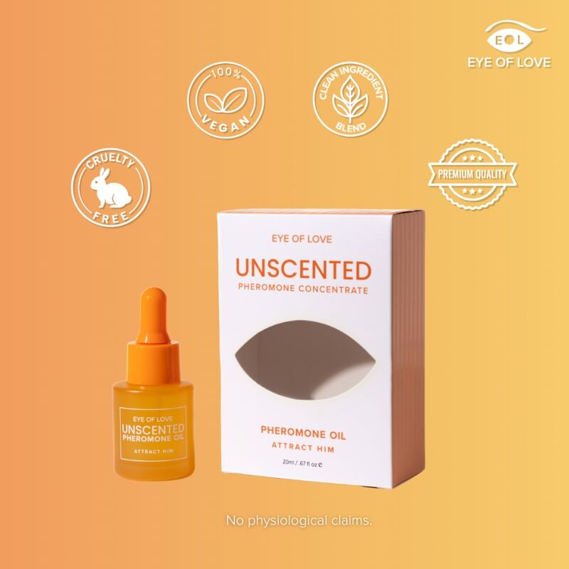 EYE OF LOVE - PHEROMONHALTIGES PARFÜMÖL FÜR FRAUEN, GERUCHSNEUTRAL, 20 ML