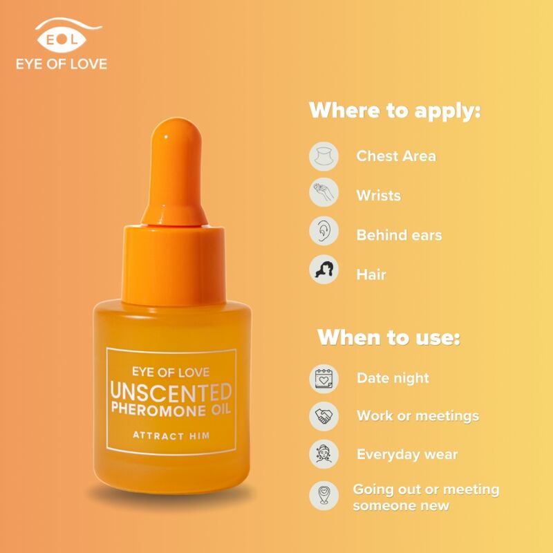 EYE OF LOVE - PHEROMONHALTIGES PARFÜMÖL FÜR FRAUEN, GERUCHSNEUTRAL, 20 ML