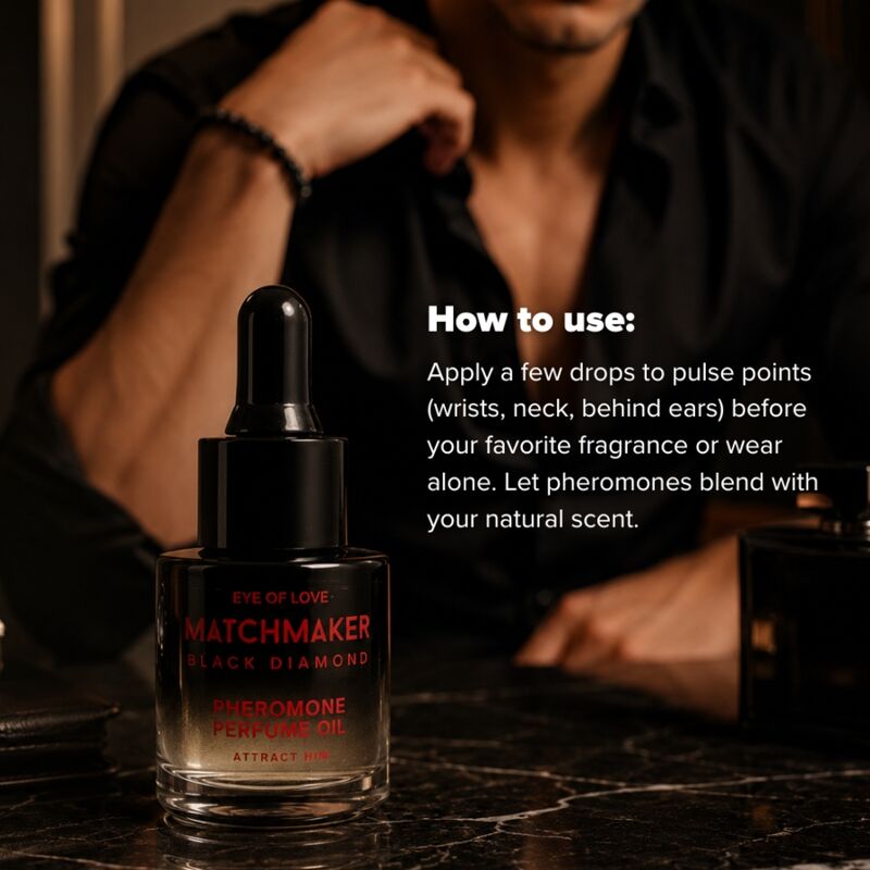EYE OF LOVE - MATCHMAKER BLACK DIAMOND PHEROMON PARFÜMÖL 20 ML