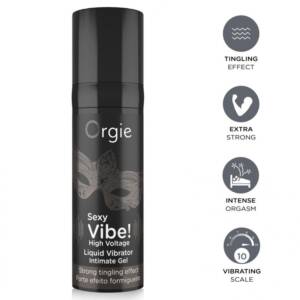 ORGIE - SEXY VIBE! EXTRA STARKER FLÜSSIGKEITSVIBRATOR MIT HOCHSPANNUNG, 15 ML