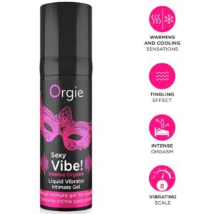 ORGIE - SEXY VIBE! INTENSIVES ORGASMUS, VIELFÄLTIGE EMPFEHLUNGEN, INTIMGEL 15 ML