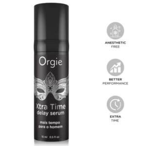 ORGIE - XTRA TIME SILIKON-VERZÖGERUNGSSERUM, ANÄSTHETIKFREI, 15 ML