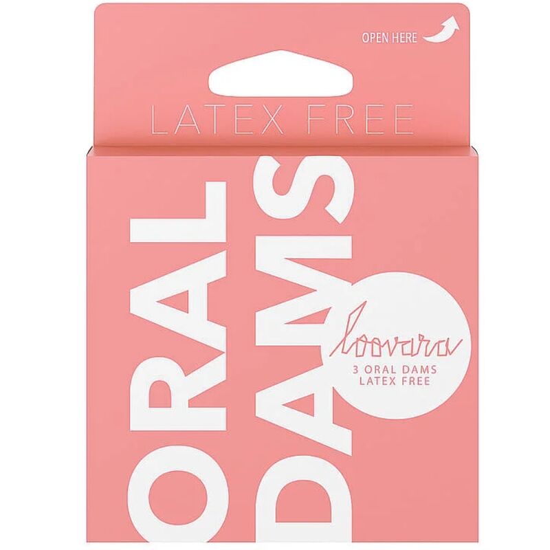 LOOVARA - ORAL DAMS LATEXFREIE ORALBARRIERE 3 STÜCK