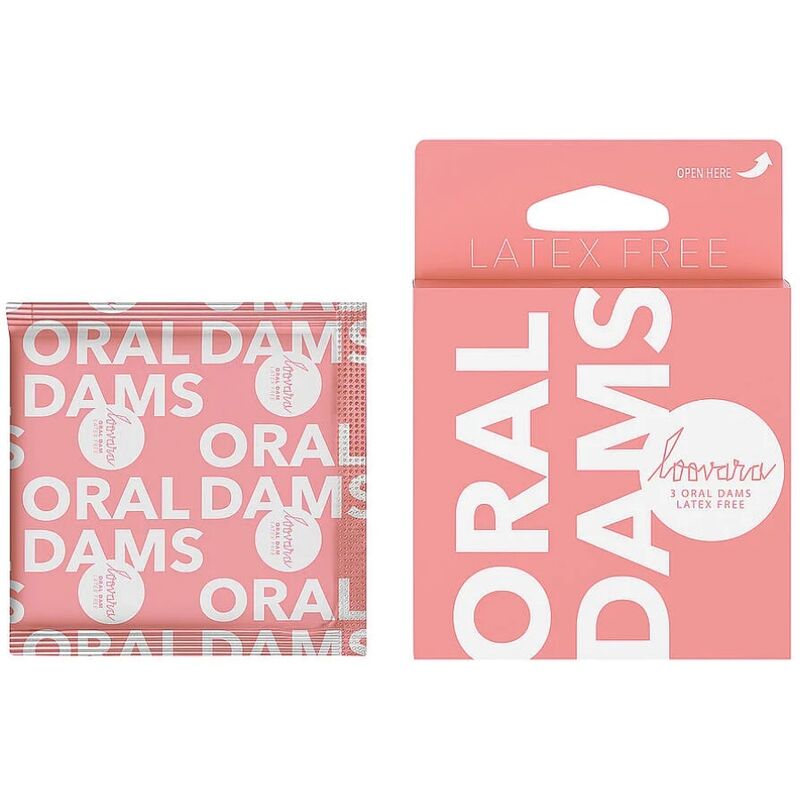LOOVARA - ORAL DAMS LATEXFREIE ORALBARRIERE 3 STÜCK