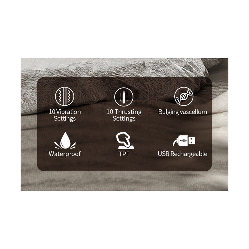 PRETTY LOVE - KESSLER REALISTISCHER VIBRATIONSDILDO MIT 10 VIBRATIONSMODI UND 10 STÖSSEN, 22 CM NATÜRLICH