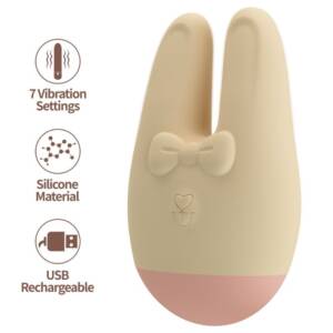ROMANCE - EXTERNER STIMULATOR MIT HASE UND 7 VIBRATIONSMODI