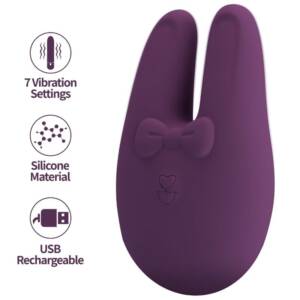 ROMANCE - EXTERNER STIMULATOR MIT HASE UND 7 VIBRATIONSMODI