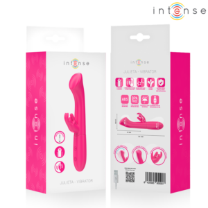 INTENSE - JULIETA RABBIT VIBRATOR 18,6 CM 10 VIBRATIONEN ROSA