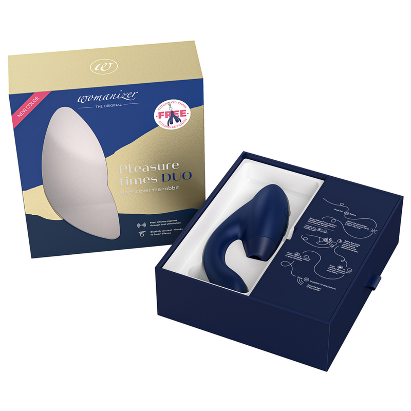 WOMANIZER - DUO 2 STIMULATOR BLAU