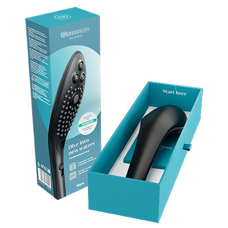 WOMANIZER - WAVE KLITORALSTIMULIERENDER DUSCHKOPF SCHWARZ