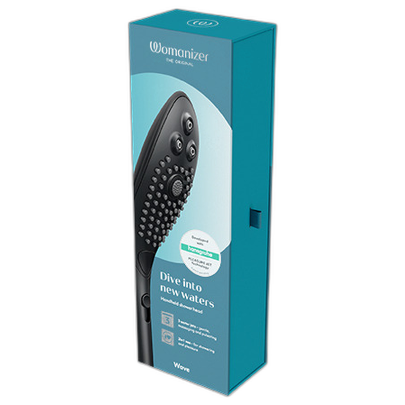 WOMANIZER - WAVE KLITORALSTIMULIERENDER DUSCHKOPF SCHWARZ
