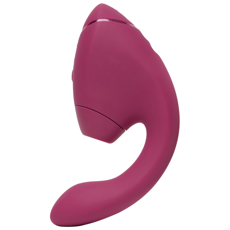 WOMANIZER - DUO NEXT DOPPELTER KLITORIS- & G-PUNKT-STIMULATOR, DUNKLES ROSA