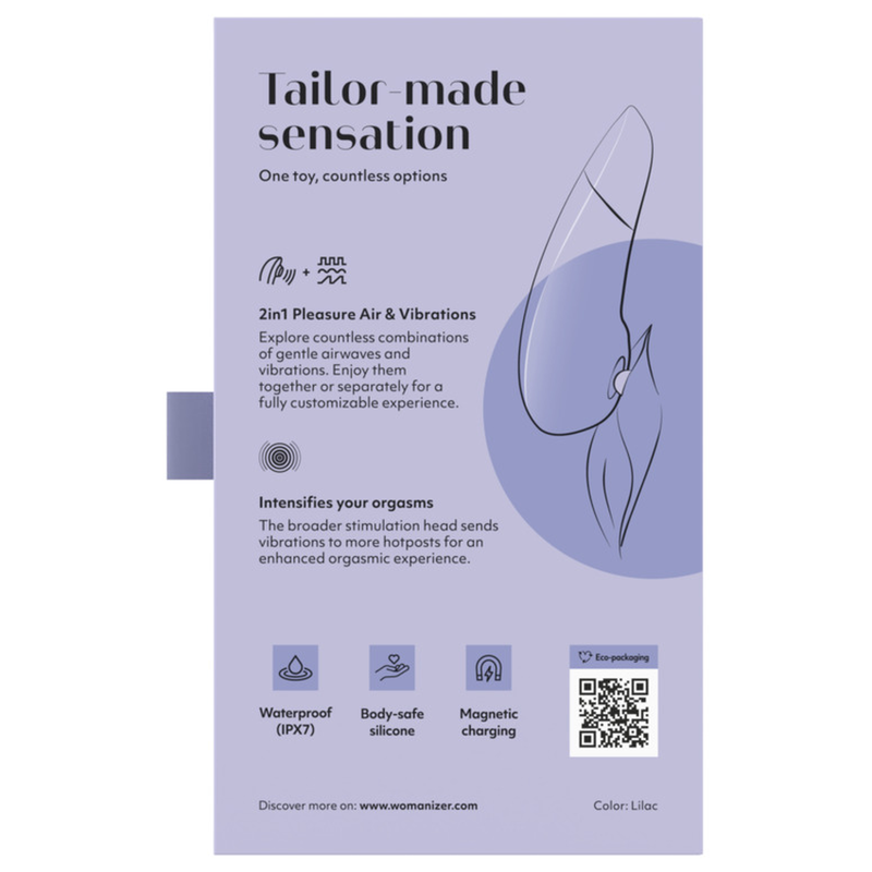 WOMANIZER - VERBESSERUNG DER KLITORISSTIMULATION LILAC