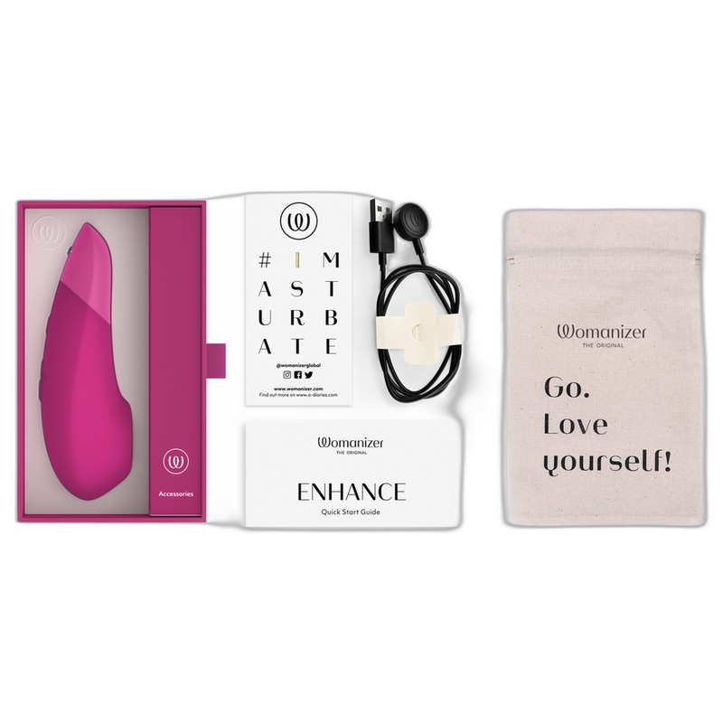 WOMANIZER - VERBESSERT DIE KLITORISSTIMULATION, LEUCHTENDES ROSA