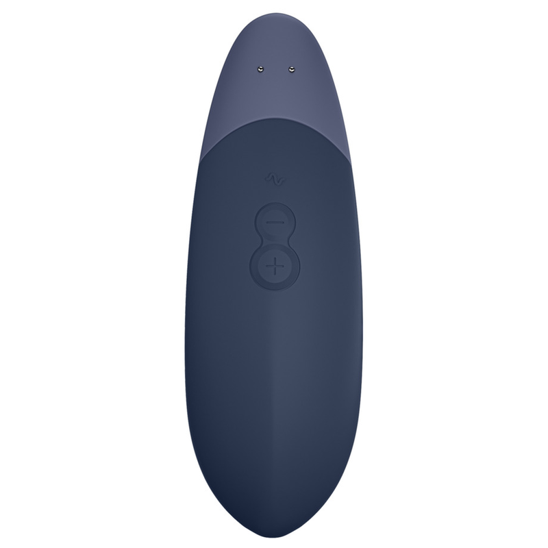 WOMANIZER - VIBE LAY-ON SILENT VIBRATOR DUNKELBLAU