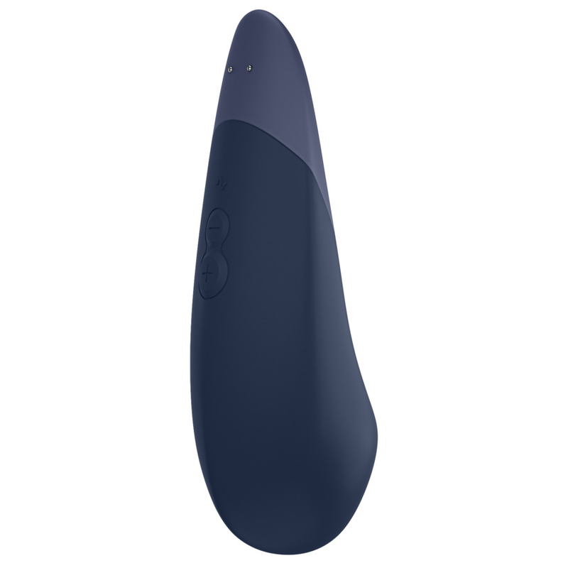 WOMANIZER - VIBE LAY-ON SILENT VIBRATOR DUNKELBLAU