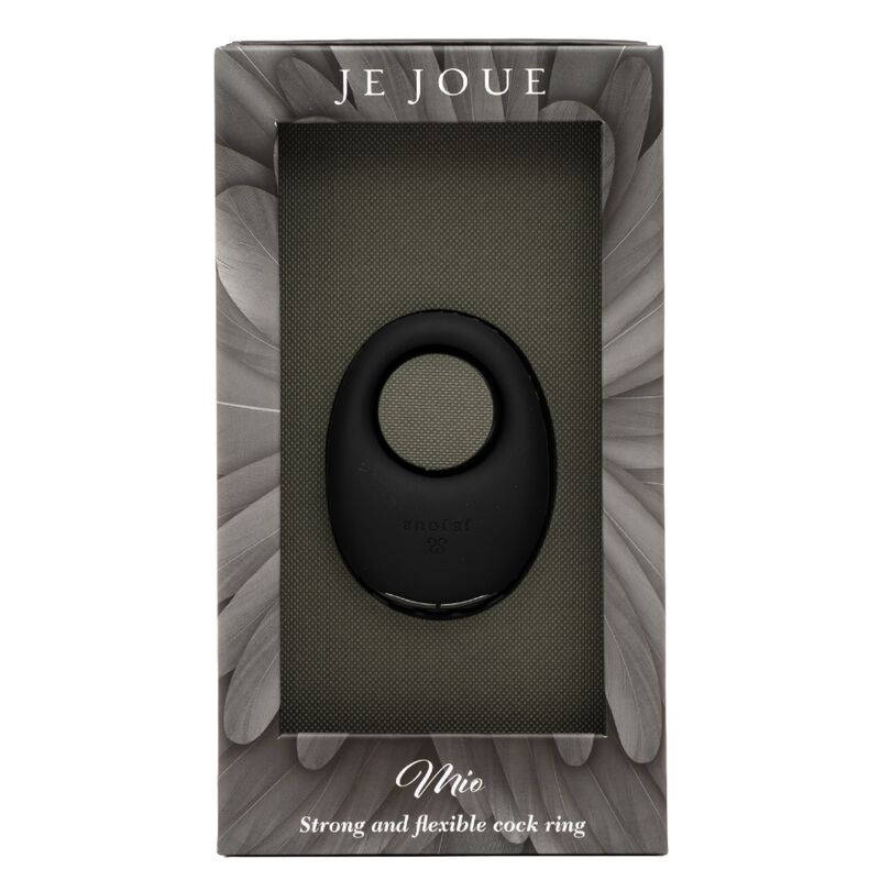 JE JOUE - WIEDERAUFLADBARER SCHWARZER VIBRATOR MIT FERNBEDIENUNG