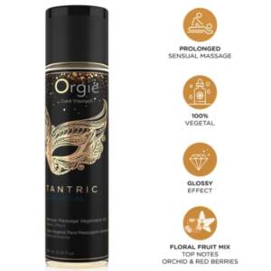 ORGIE - TANTRISCHES LIEBESRITUAL, SENSUELLE MASSAGE, PFLANZENÖL, 200 ML