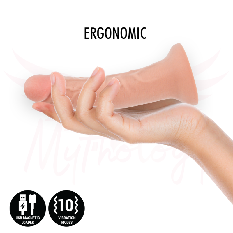 MYTHOLOGY - ASHER ORIGINAL DILDO S - VIBRATOR + FERNBEDIENUNG MIT WATCHME DRAHTLOSTECHNOLOGIE