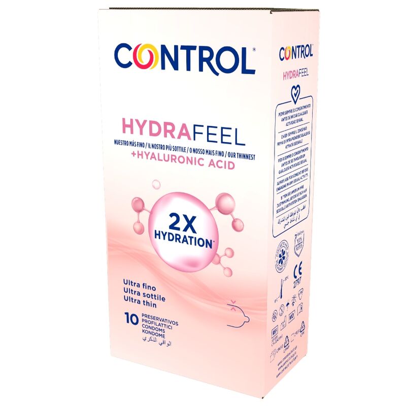 CONTROL - HYDRAFEEL ULTRA THIN KONDOME MIT HYALURONSÄURE 10 STÜCK