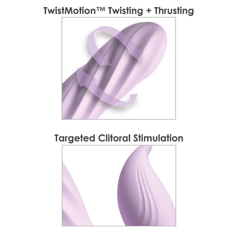 FANTASY FOR HER - FANTASY TWIST VIBRATOR MIT DREH- UND DRUCKFUNKTION (LILA)