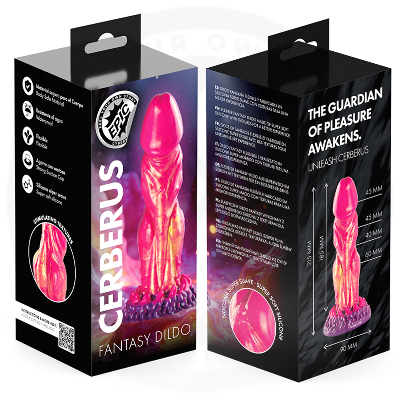 EPIC - CERBERUS DILDO MYTHOLOGISCHES FEUER