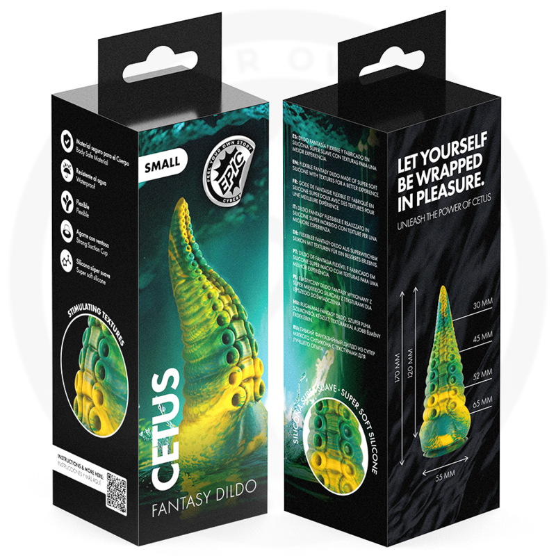 EPIC - CETUS DILDO GRÜNER TENTAKEL KLEINE GRÖSSE