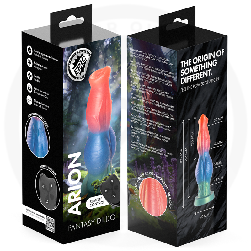 EPIC - ARION DILDO SYMPHONY OF PLEASURE WIEDERAUFLADBARE FERNBEDIENUNG