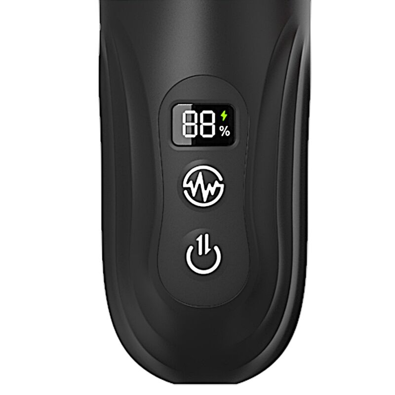 HIDDEN DESIRE - REALISTISCHER VIBRATOR INFERNO MIT STOSS- UND OSZILLATIONSBEWEGUNG, 28 CM, FERNBEDIENUNG, HAUTTON