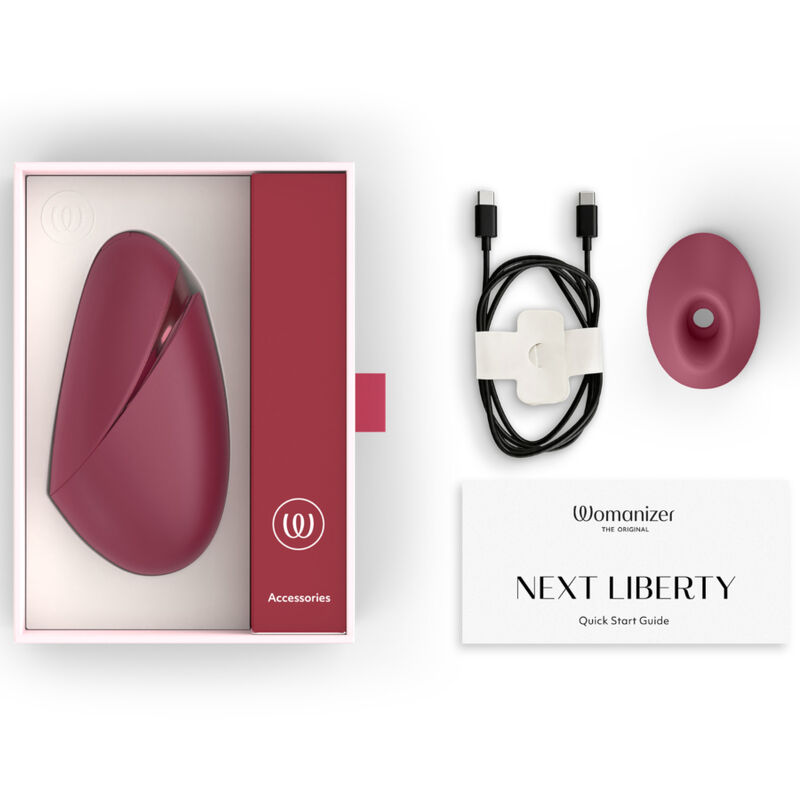 WOMANIZER - NEXT SUCTION CLITORAL STIMULATOR 14 INTENSITÄTSSTUFEN BORDEAUX