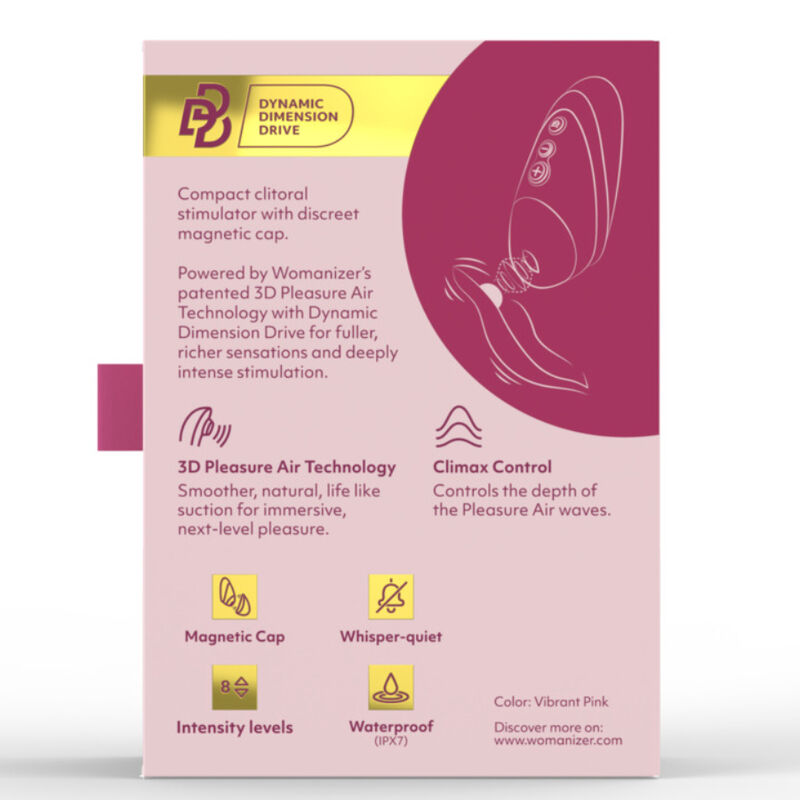 WOMANIZER - NEXT SUCTION CLITORAL STIMULATOR 14 INTENSITÄTSSTUFEN BORDEAUX