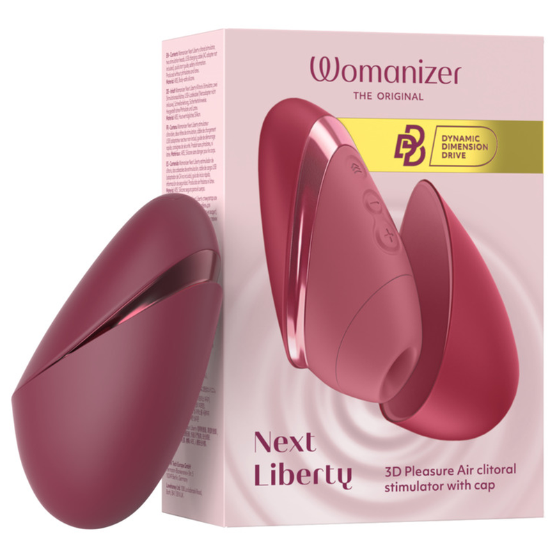 WOMANIZER - NEXT LIBERTY 3D PLEASURE AIR KLITORALSTIMULATOR BORDEAUX