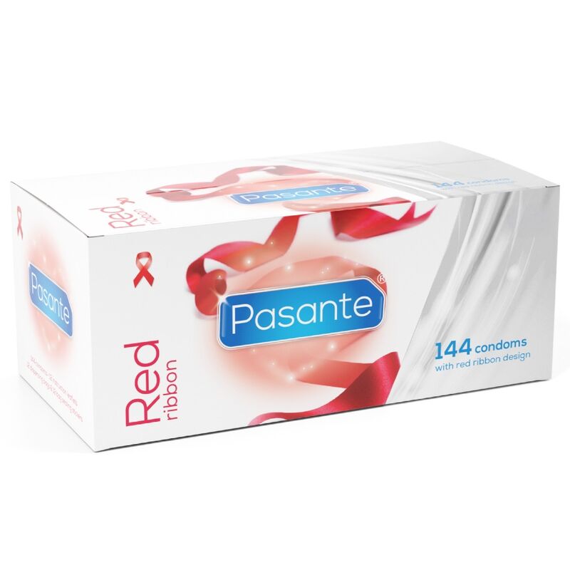 PASANTE - RED RIBBON NATURELLE FORMATPASSENDE KONDOMS 54 MM 144 STÜCK