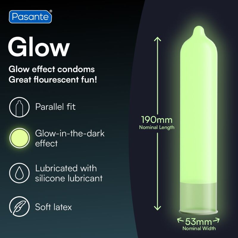 PASANTE - GLOW-KONDOMBEUTEL 144 EINHEITEN