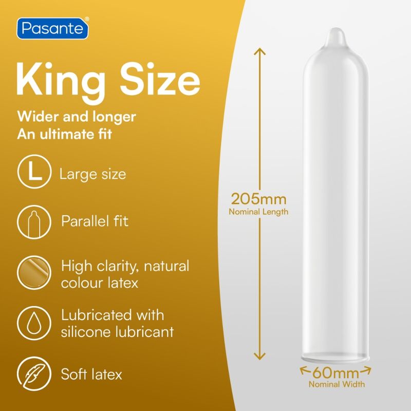 PASANTE --KONDOME KING SIZE 3 EINHEITEN