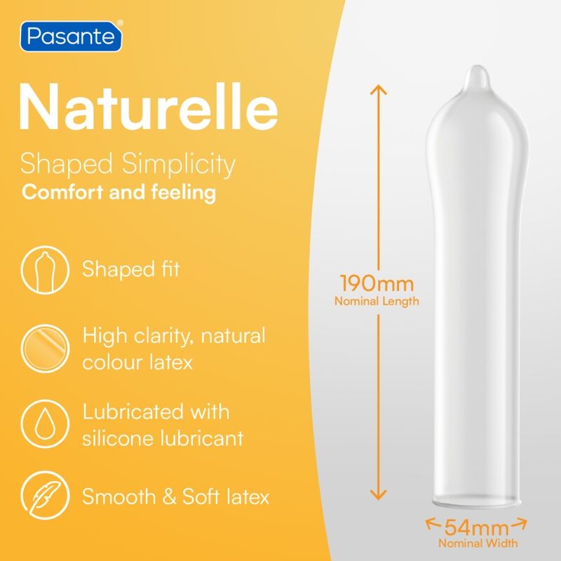 PASANTE - NATURELLE KONDOM 3ER PACK