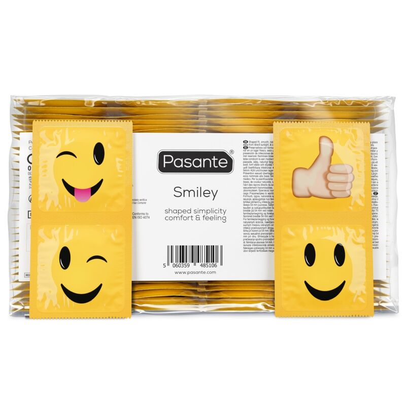 PASANTE - KONDOME SMILEY BEUTEL 144 EINHEITEN