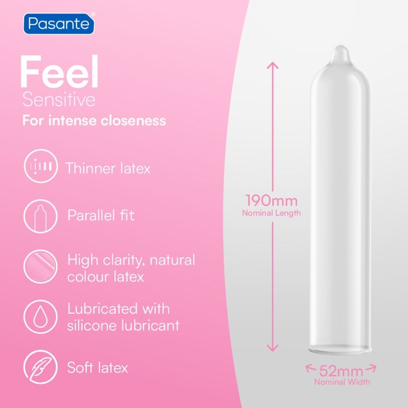 PASANTE - SENSITIVE ULTRAFINE KONDOME 144 EINHEITEN