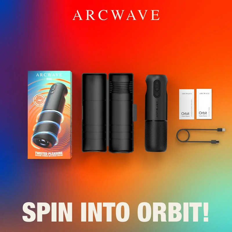 ARCWAVE - ORBIT 360° DREHBARER MÄNNLICHER MASTURBATOR MIT APP-STEUERUNG SCHWARZ